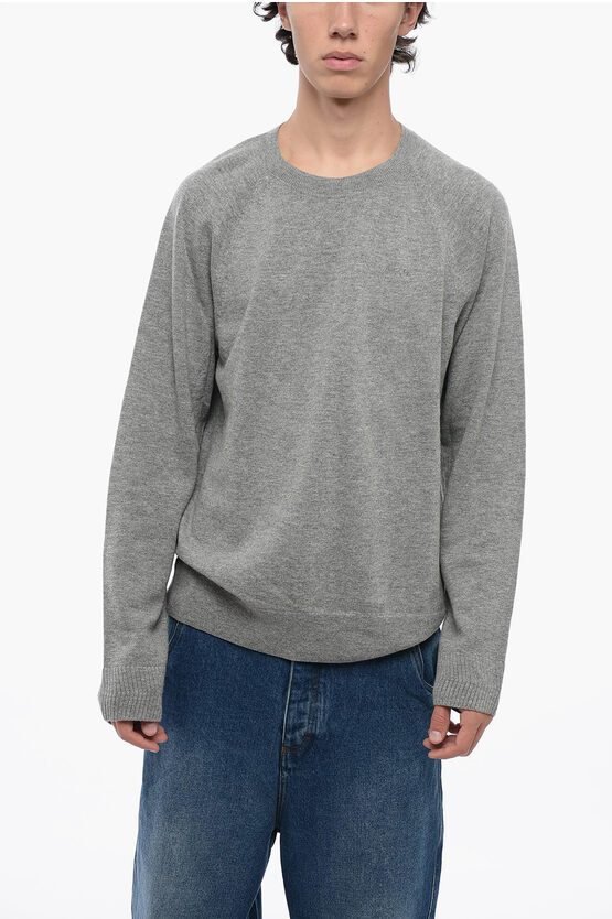 Shop Apc Virgin Wool Elie Crew-neck Sweater