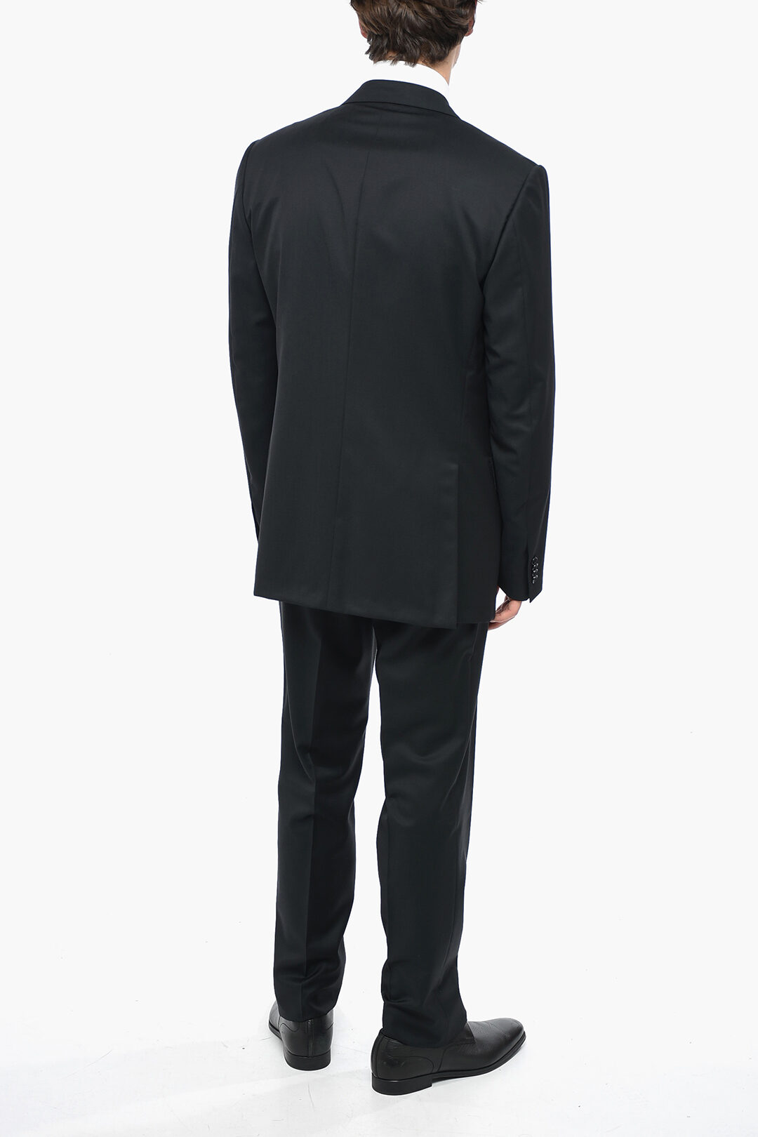 Corneliani Virgin Wool LEADER Suit with Side Splits men - Glamood Outlet