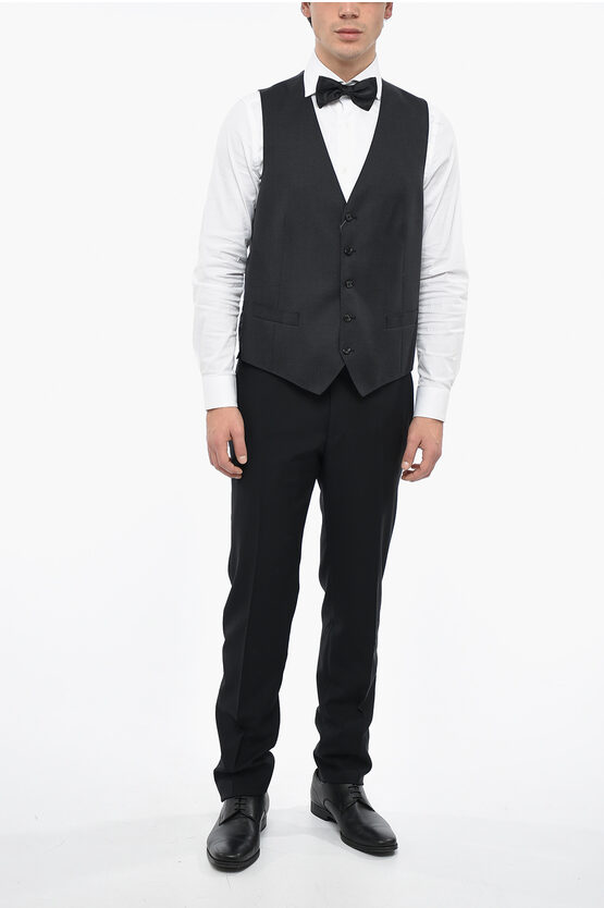 Corneliani Virgin Wool LEADER Vest with Flush Pockets men - Glamood Outlet