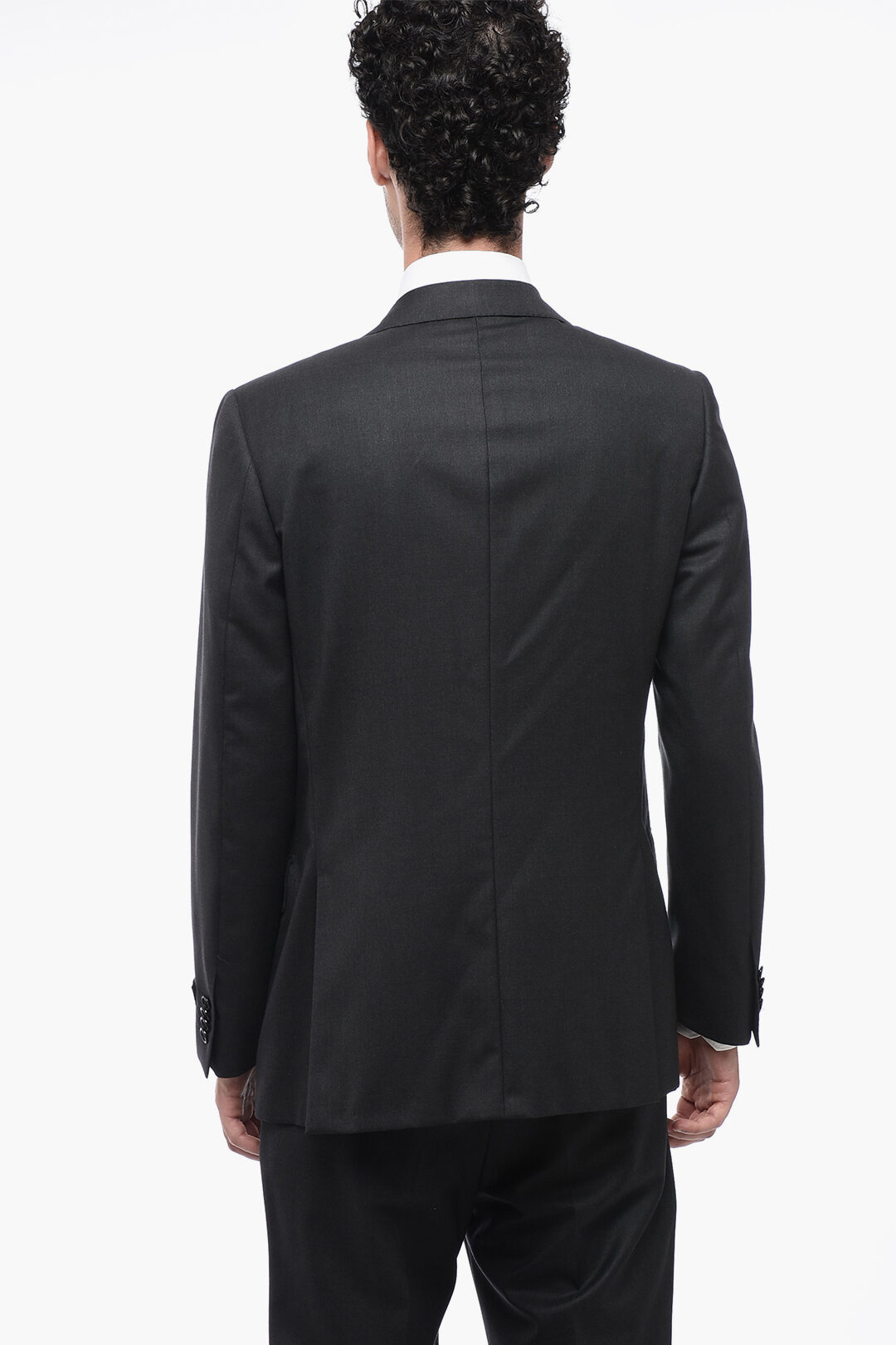 0401~ID Virgin Wool MANTUA Plain Hems Tail-Coat