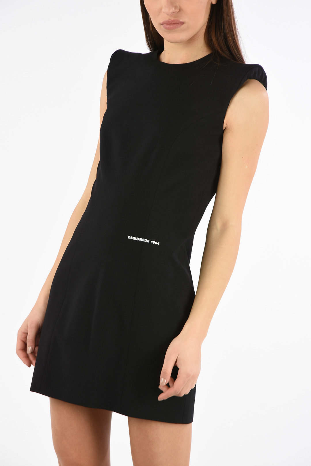 ワンピース D SQUARED2 'Bodycon' dress Dsquared2 Solid Color Bodycon Dress With Cut Out Details In