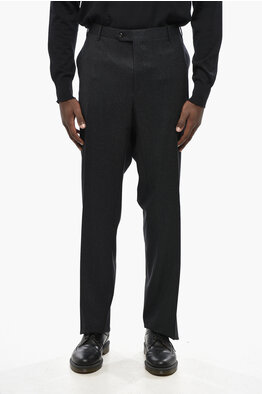 Neil Barrett Loose Fit Neoprene Pants with Belt Loops men