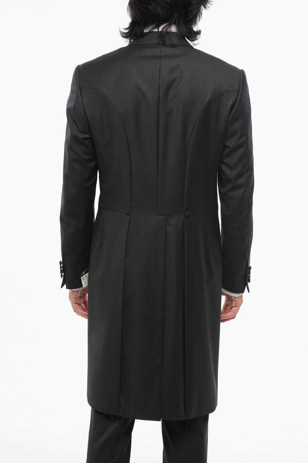 Corneliani Virgin Wool Peak Lapel LEADER Tail-Coat Blazer men