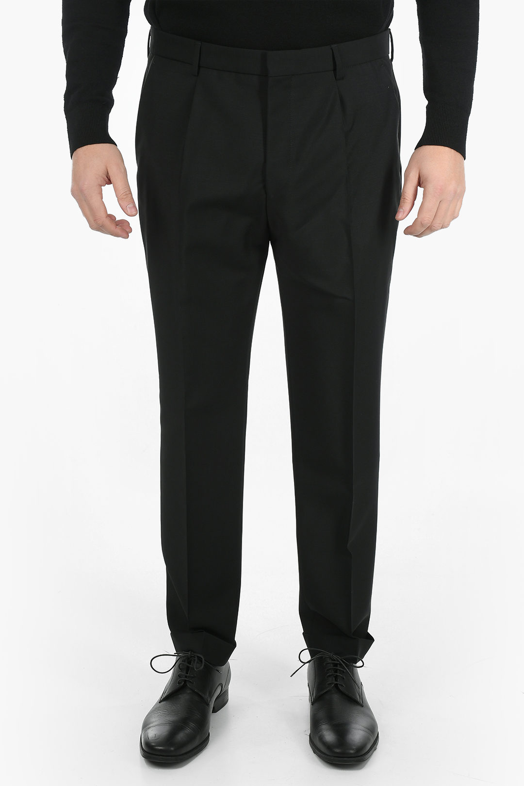 Buy Haggar men classicfit pleated stretch dress pants heather grey Online |  Brands For Less
