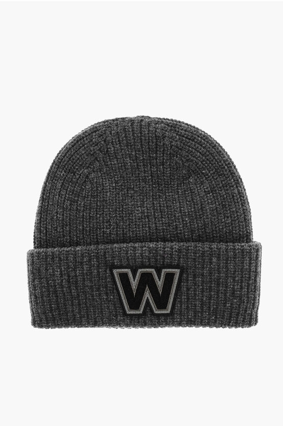 Max Mara Virgin Wool Ribbed Alben Beanie