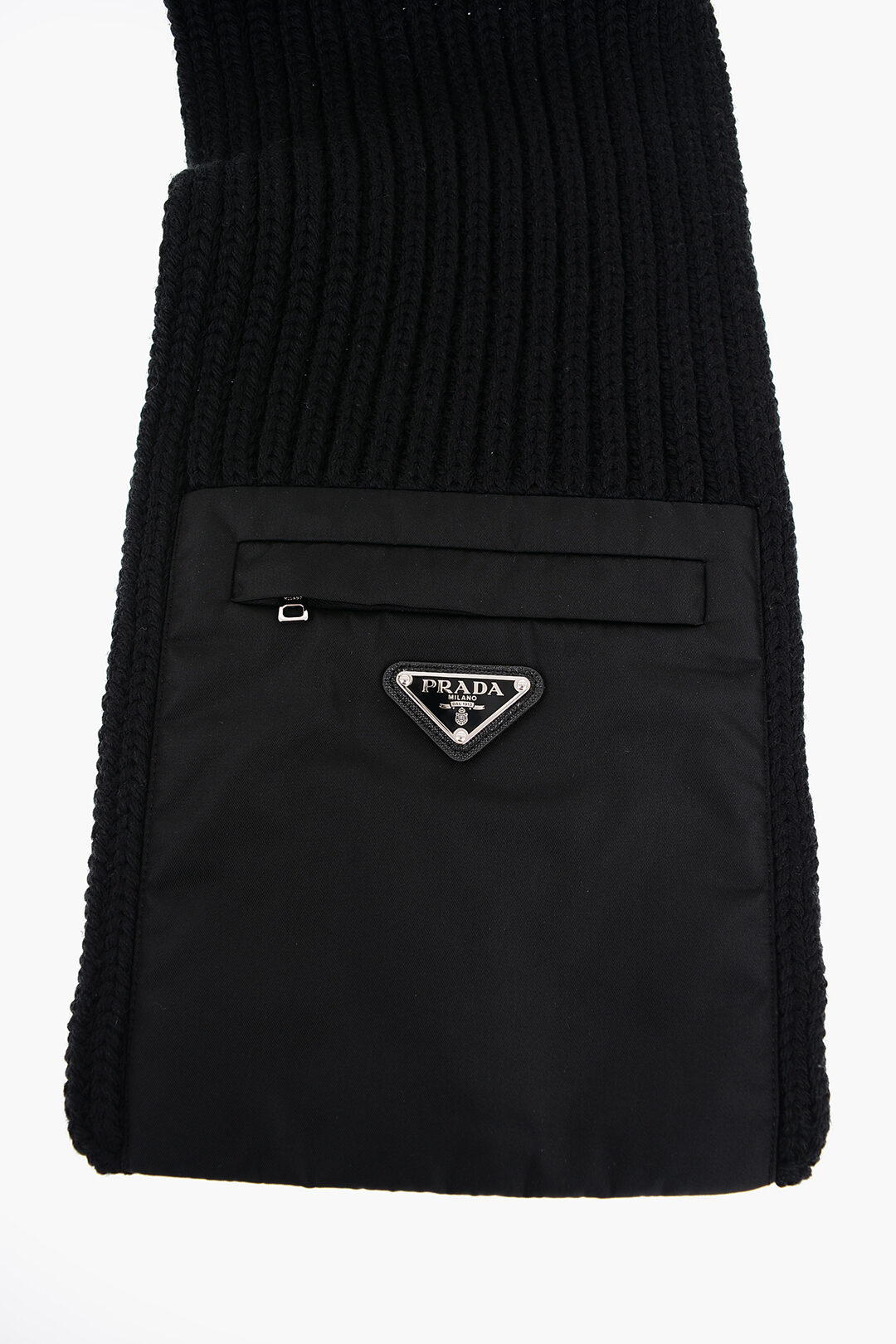 Prada Virgin wool Scarf with Pocket men - Glamood Outlet