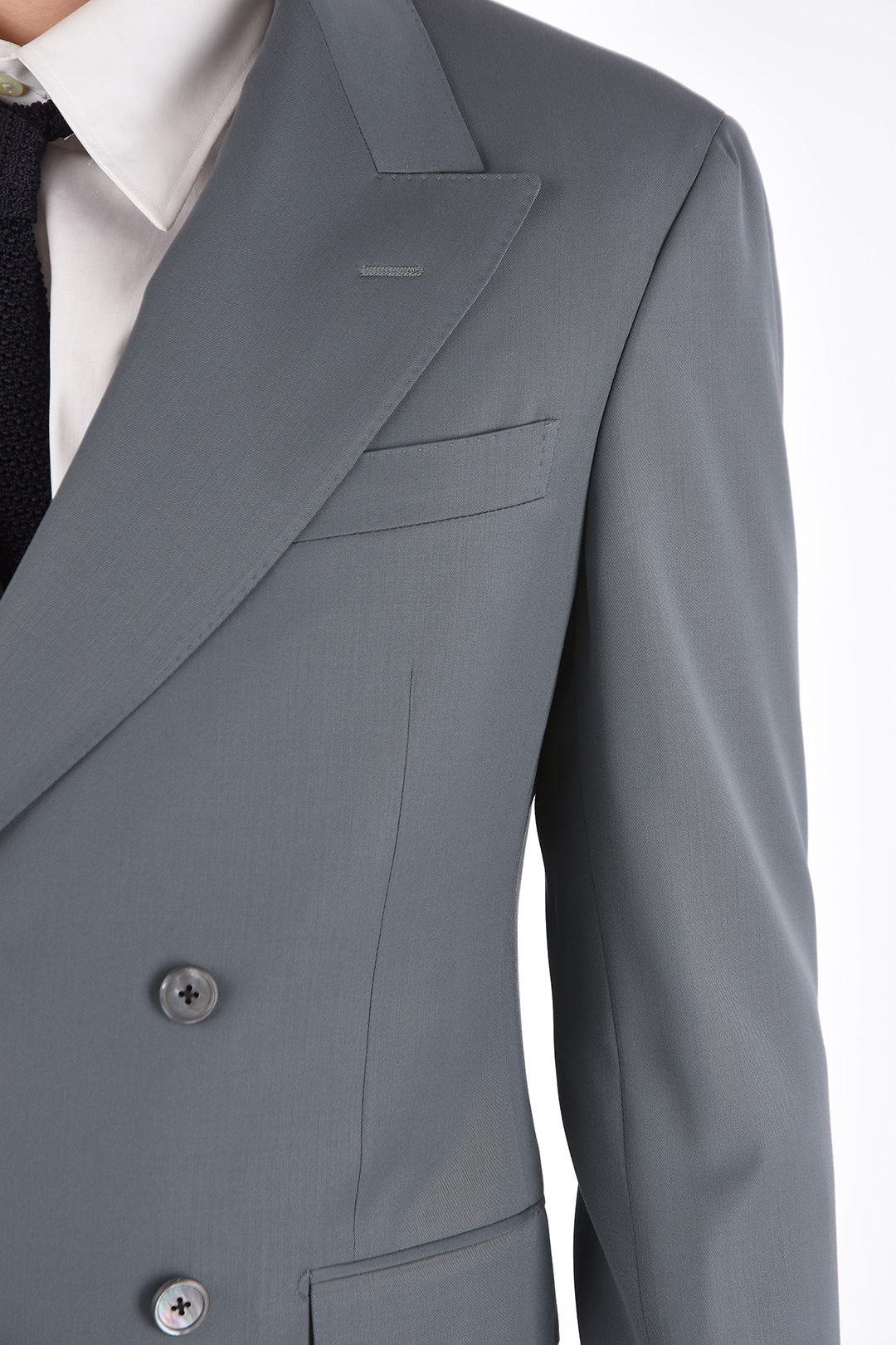 double breasted two button suit