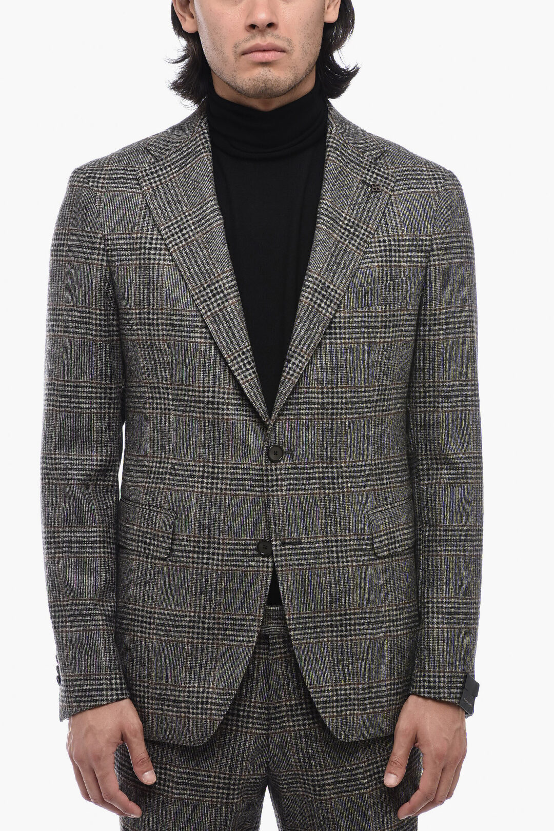 セットアップ Tagliatore Stretch Virgin Wool Suit Virgin wool suit with removable iconic brooch TAGLIATORE