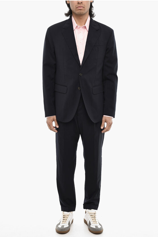 Dsquared2 Virgin Wool Turn Up Cuff 2-button Suit