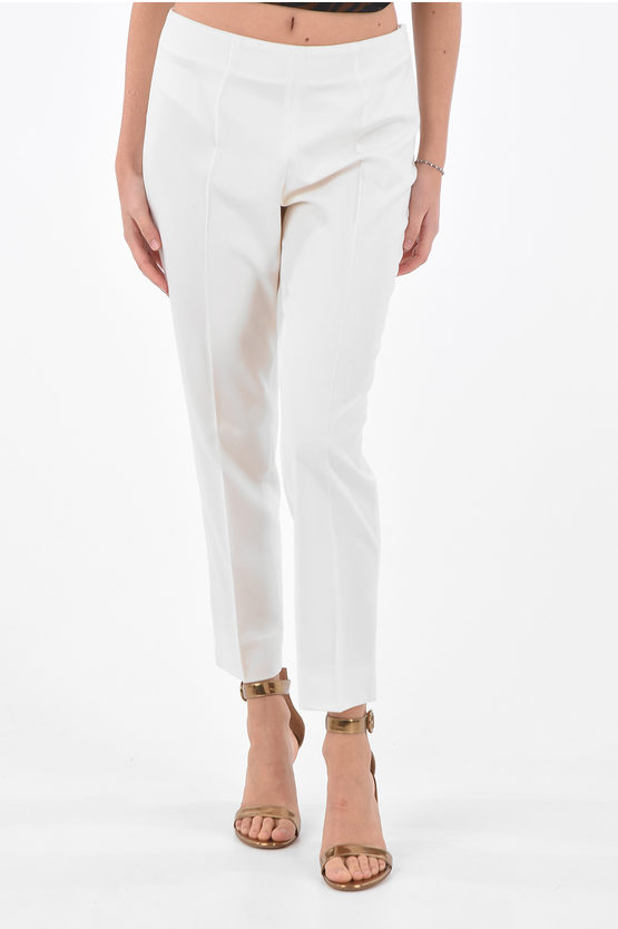 STRAIGHT FIT PANTS - White