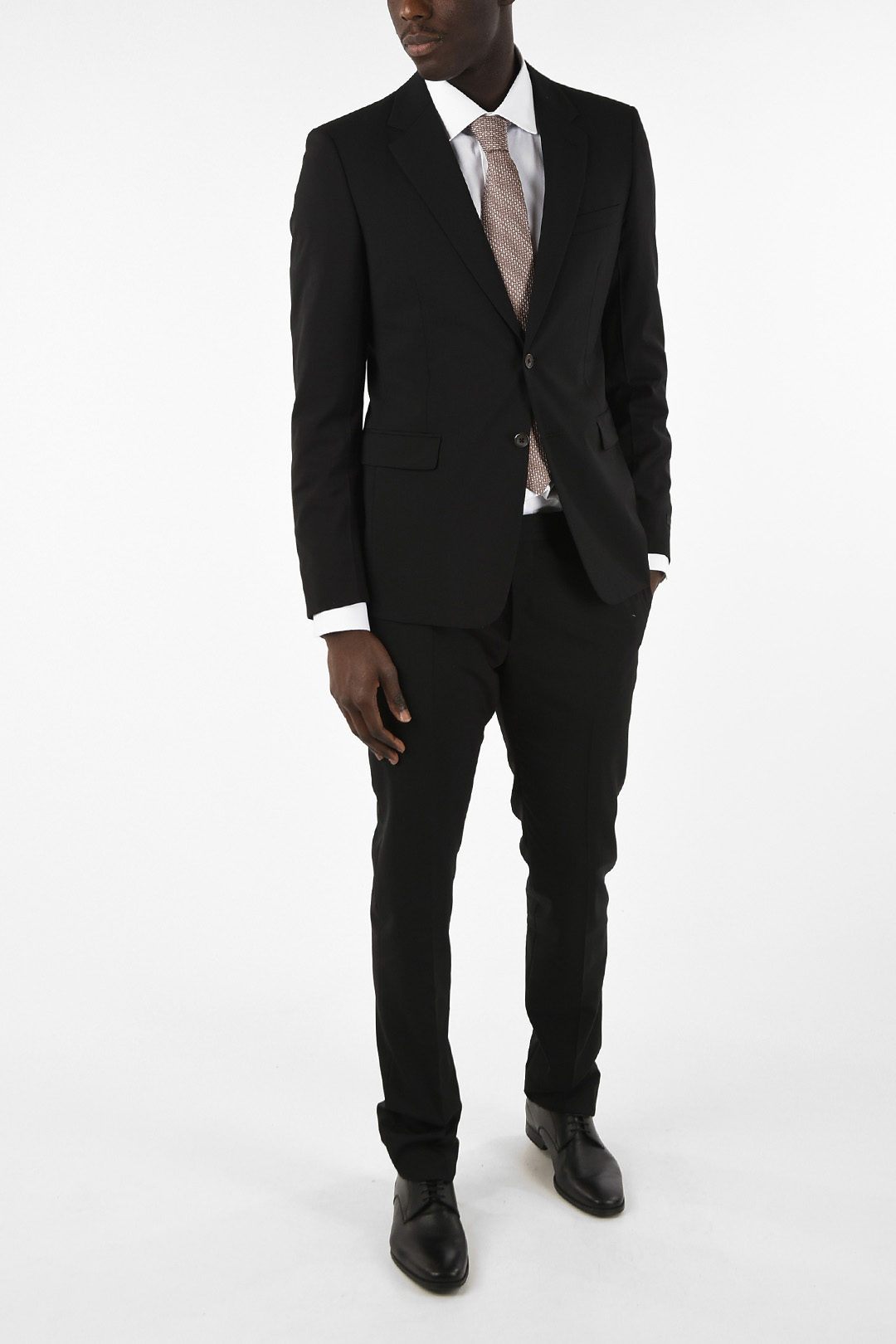 Prada Virgin Wool Two Button Suit With Back slit men