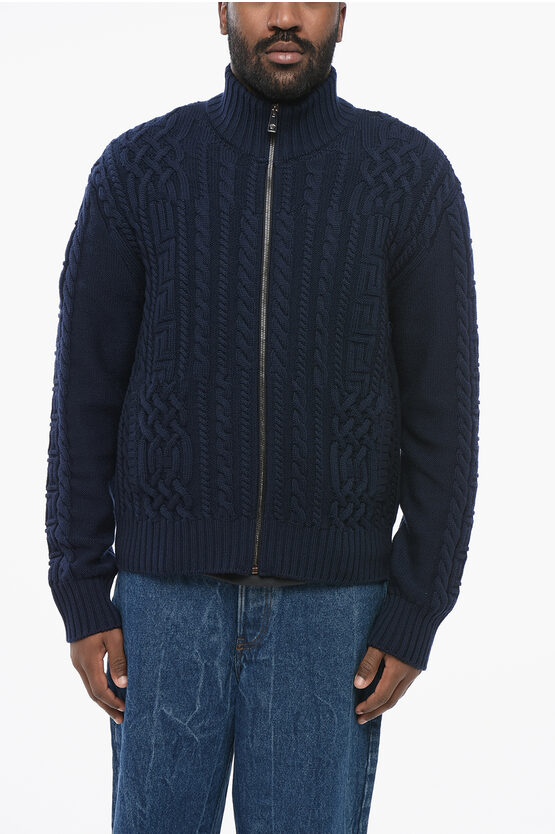 Virgin Wool Zip-Up … - image