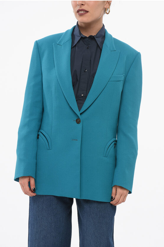 Blazé Milano Viscose Blazer With Peak Lapel