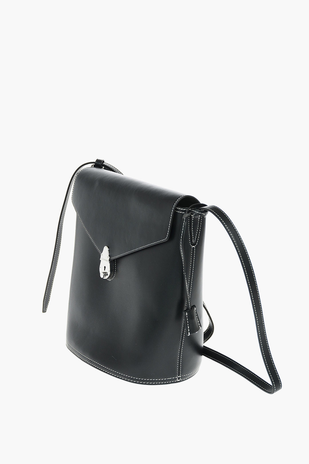Calvin Klein Visible Stitching LOCK Leather Bucket Bag women - Glamood  Outlet