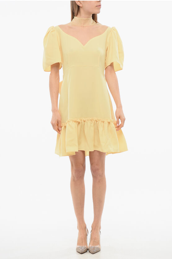Viktor & Rolf Volant Kiss Me Darling Dress With Puffed Sleeves