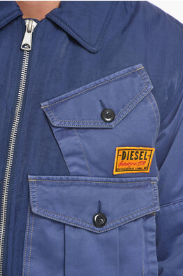 Diesel Giubbotto W-MANFRED Imbottito con Toppa Logo uomo - Glamood