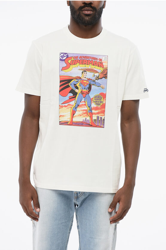 Mc2 Saint Barth Warner Bros Dc Comics Printed The Adventures Of Superman Cre In White