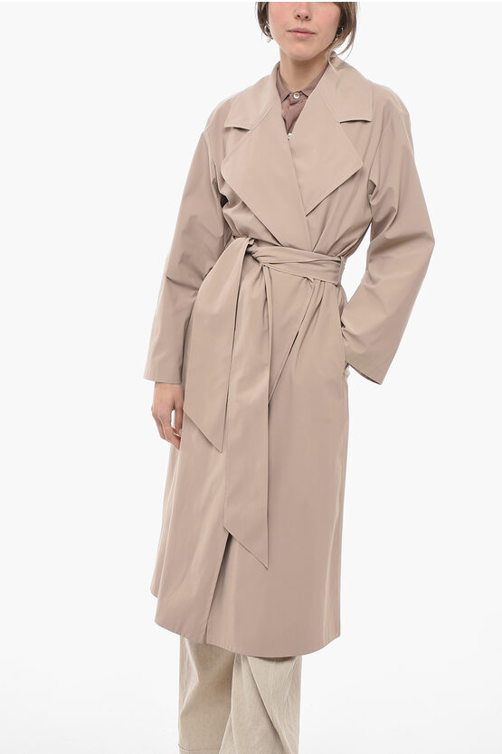 Shop Harris Wharf Waterproof Double Breasted Trench With Belt