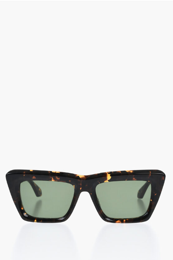 Off-white Wayfarer Hampton Sunglasses With Tortoiseshell Frame In Black
