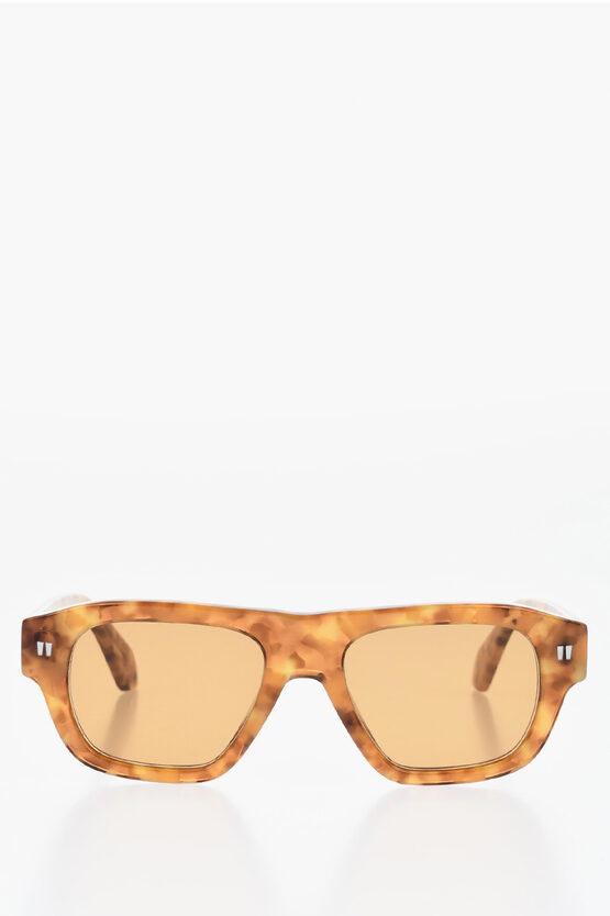 Off-white Wayfarer Providence Sunglasses With Tortoiseshell Frame In Brown