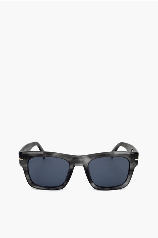 David Beckham Wayfarer Sunglasses With Marble Effect Frame