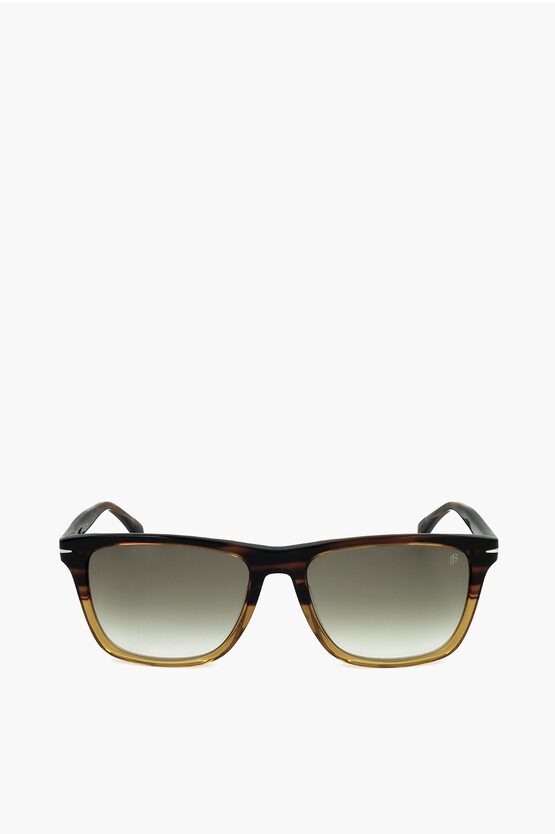 David Beckham Wayfarer Sunglasses With Tortoiseshell Detail