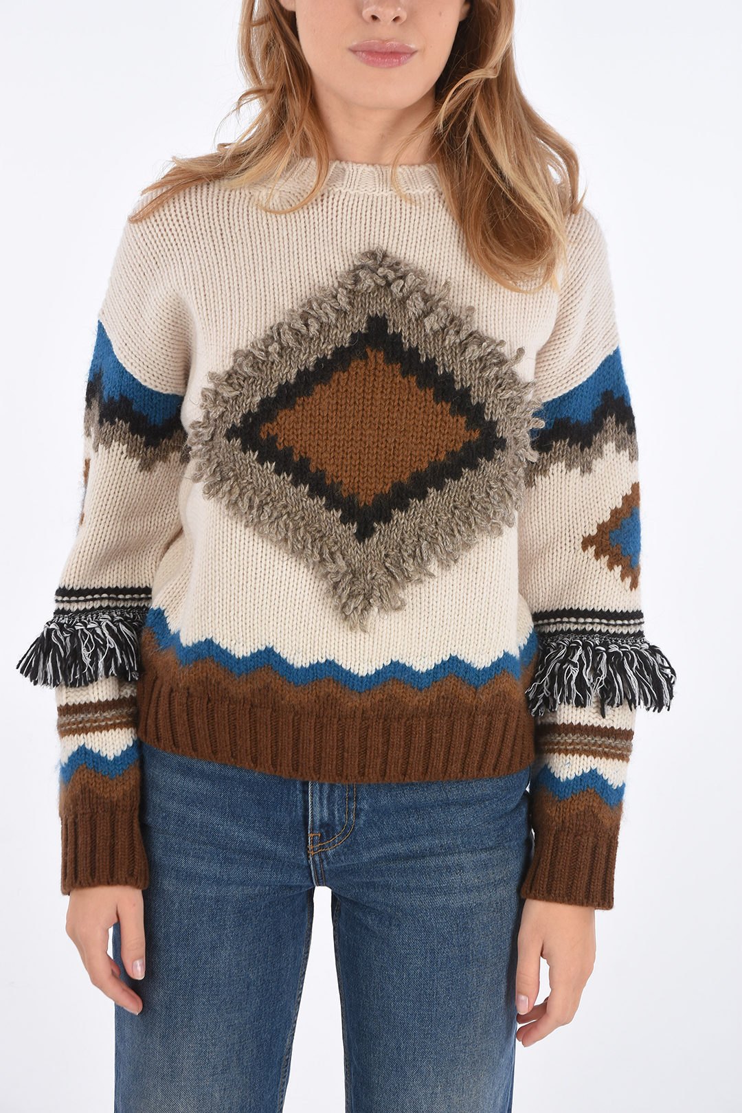 Max Mara WEEKEND Embroidered oversized BAITA Sweater women