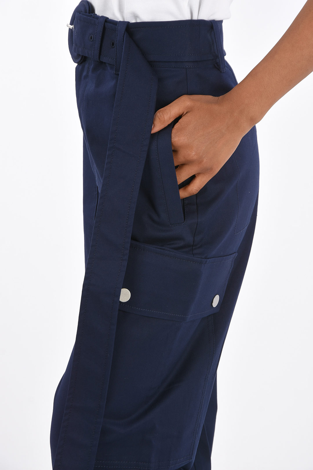 Proenza Schouler WHITE LABEL cargo pants with Belt women