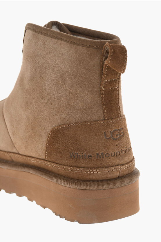 UGG WHITE MOUNTAINEERING Suede Leather Boots men - Glamood