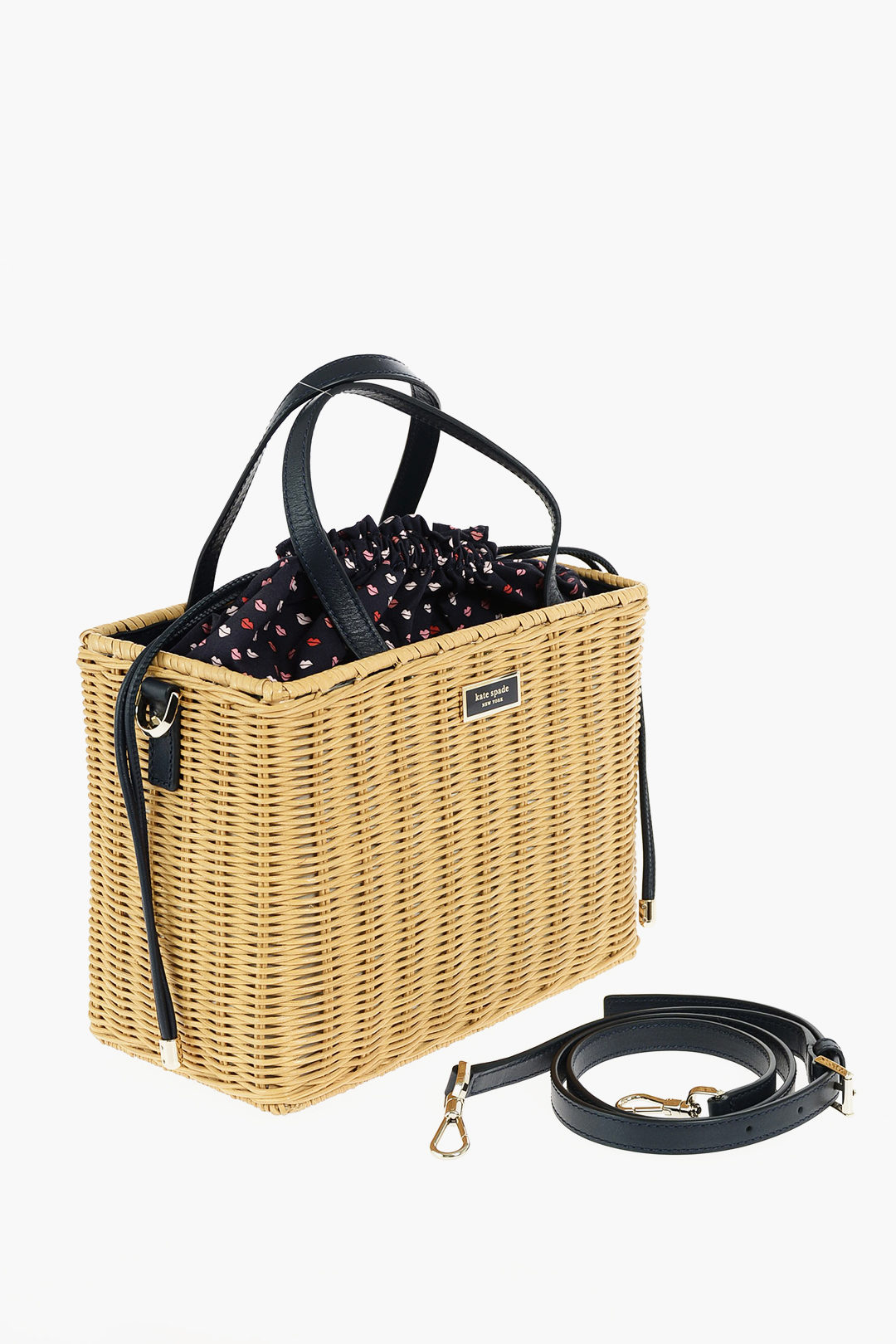 Kate Spade Wicker Bucket Bag with Removable Shoulder Strap women - Glamood  Outlet