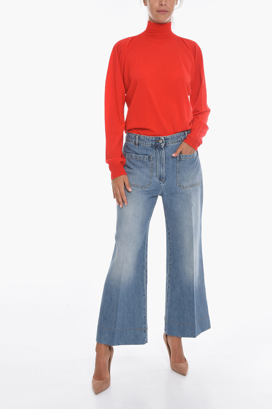 Silver bell bottom on sale jeans