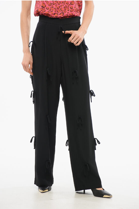 Viktor & Rolf Wide-leg Bed Of Bows Pants