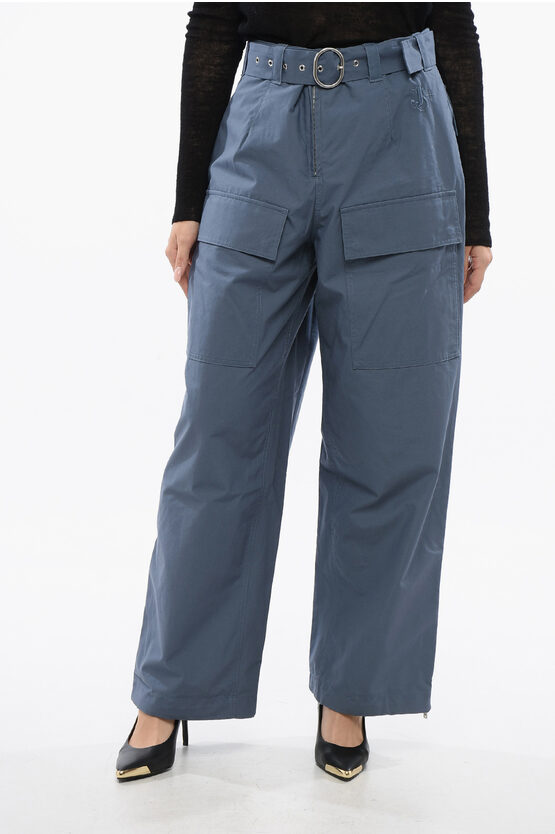 Wide-Leg Belted Pan… - image