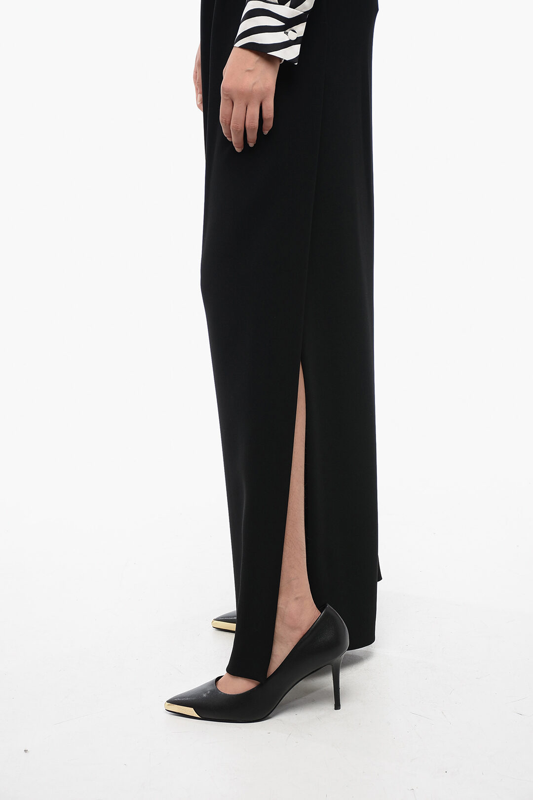 Max Mara Wide-leg BRIC Pants with Side Slits women - Glamood
