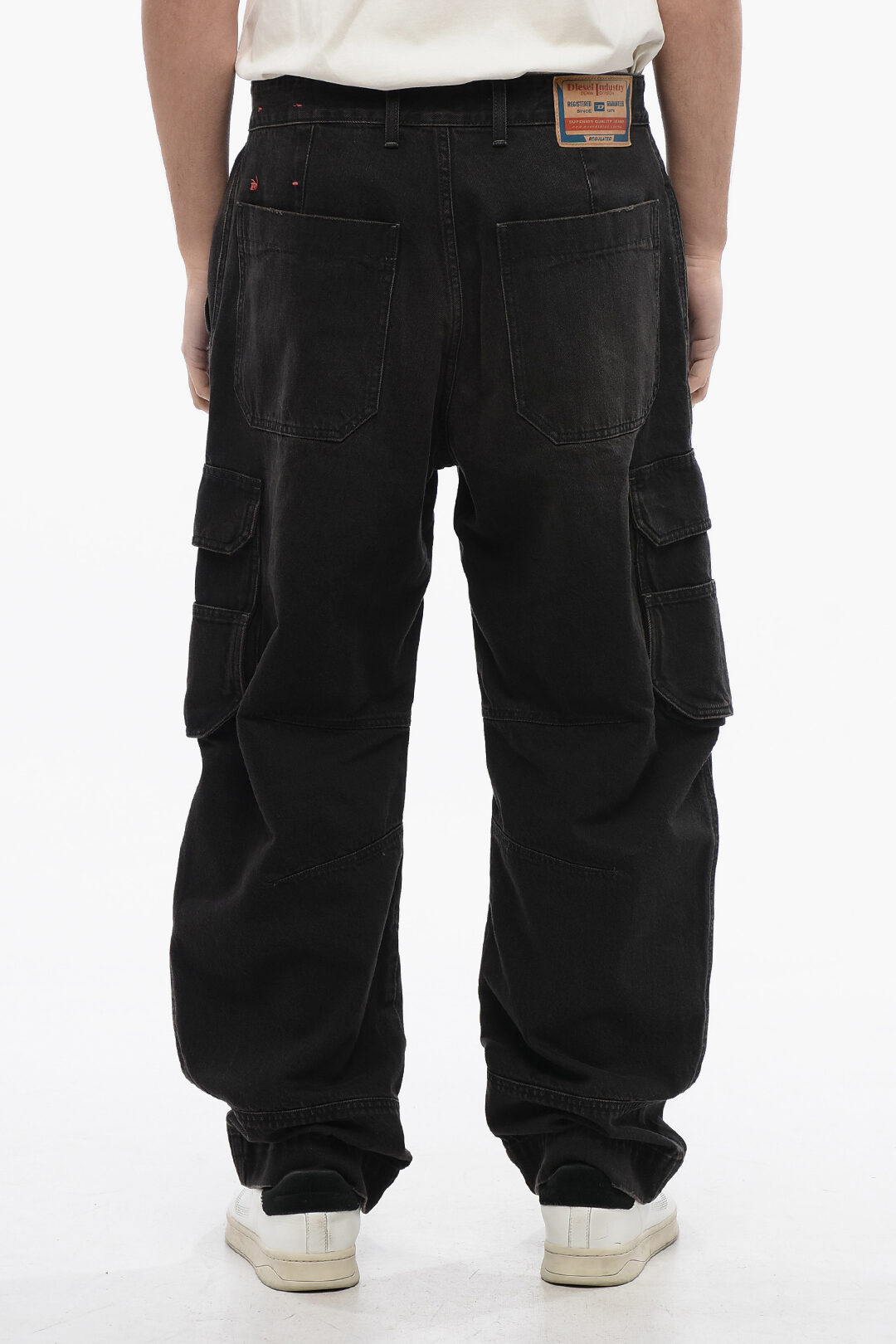 Diesel Wide Leg D-FISH Cargo Jeans 23cm L32 men - Glamood Outlet