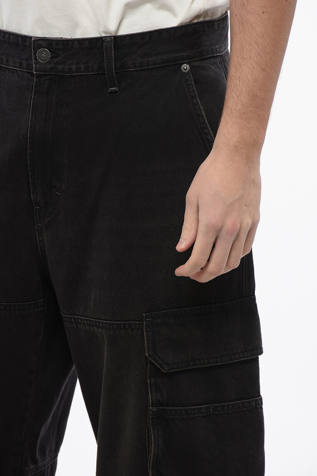 Diesel Wide Leg D-FISH Cargo Jeans 23cm L32 men - Glamood Outlet