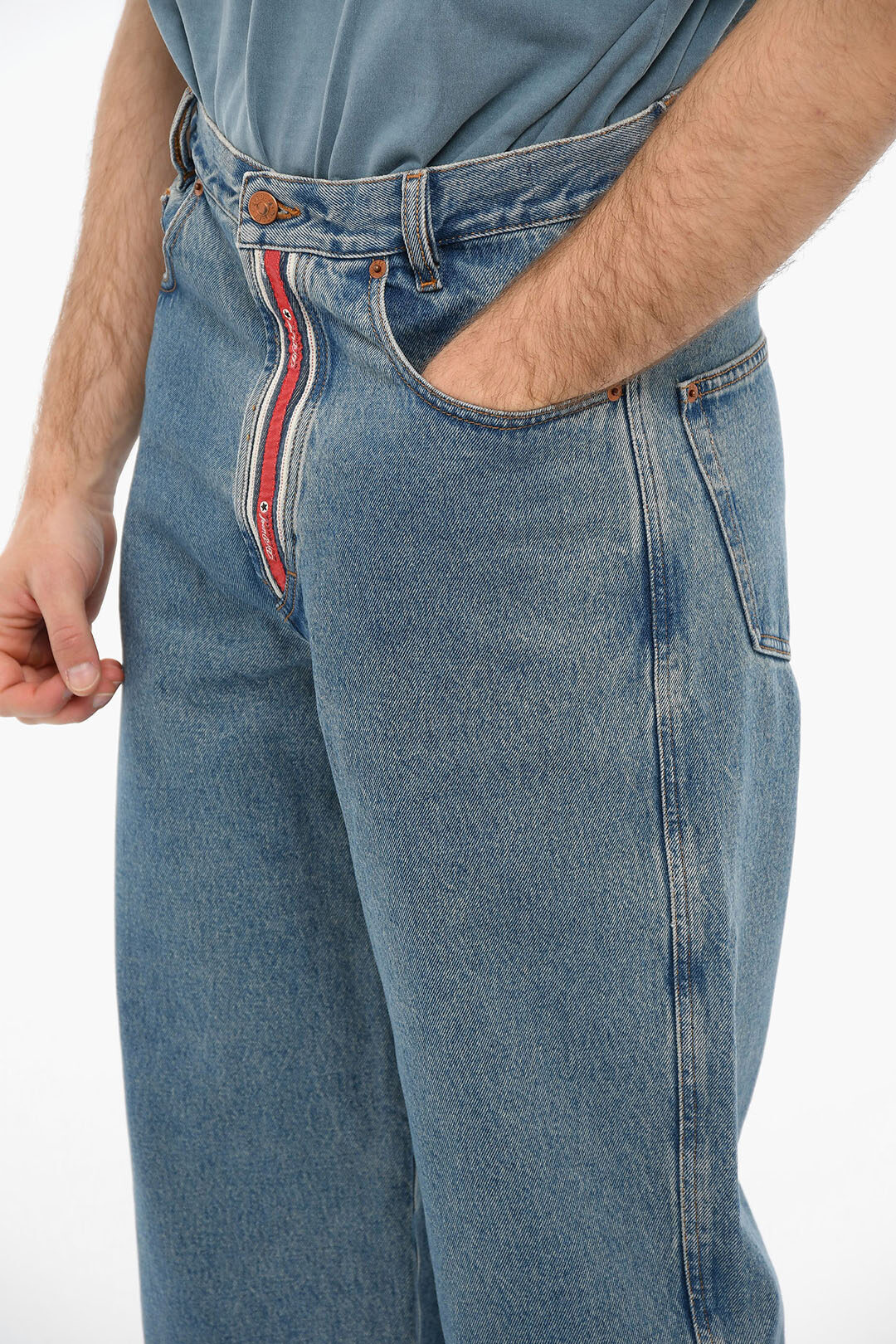 Diesel Wide Leg DXD-2P1 Jeans 19 cm men - Glamood Outlet