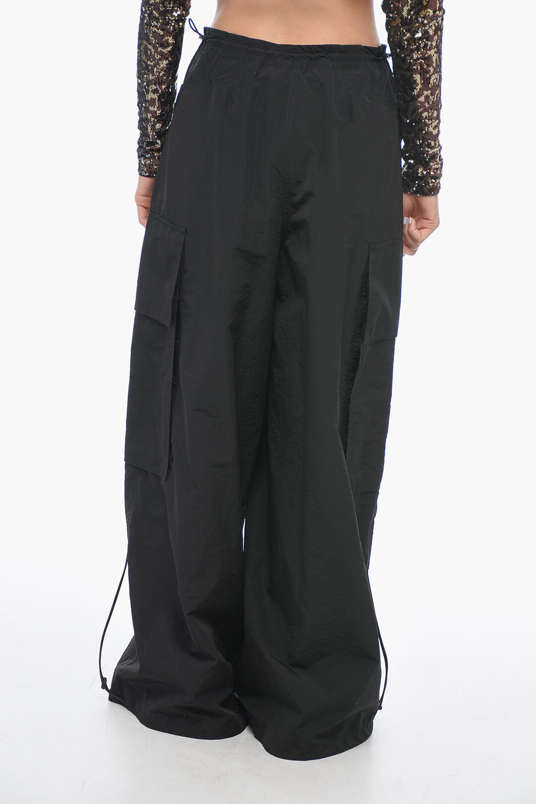 Palm Angels Wide Leg Fit PARACHUTE Cargo Pants women