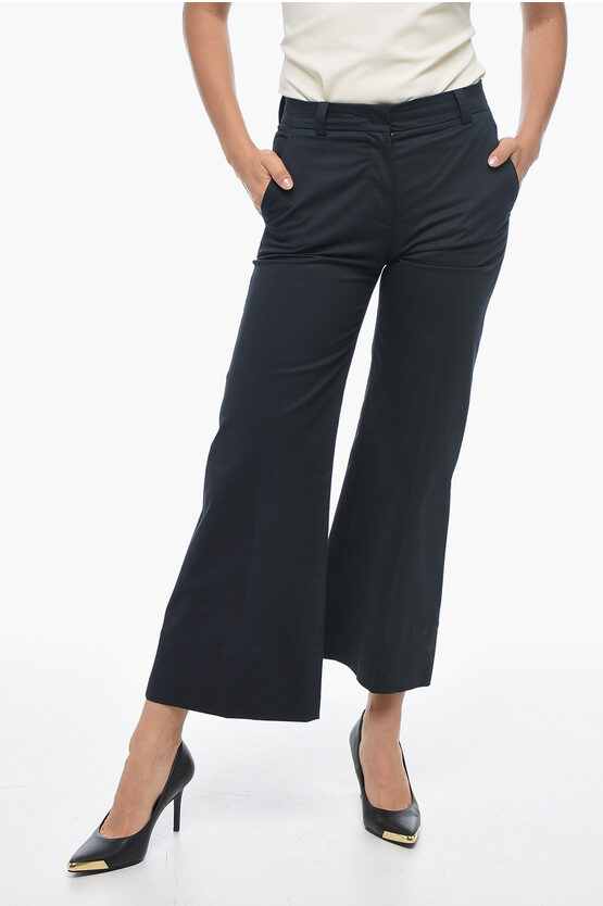 Shop Ql2 Wide-leg Melody Chinos Pants With Hidden Closure