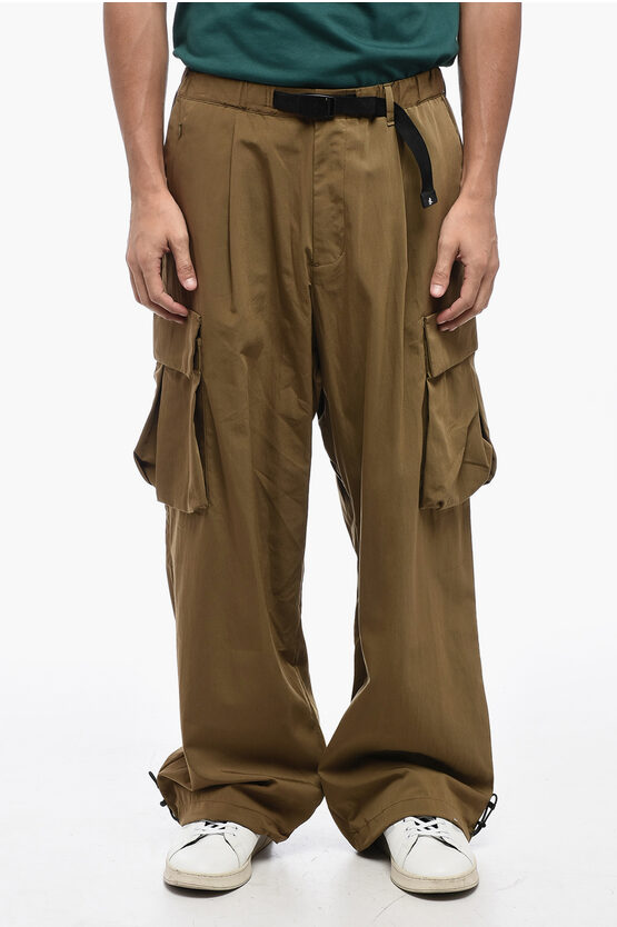 GRAMICCI WIDE LEG NYLON CARGO PANTS 