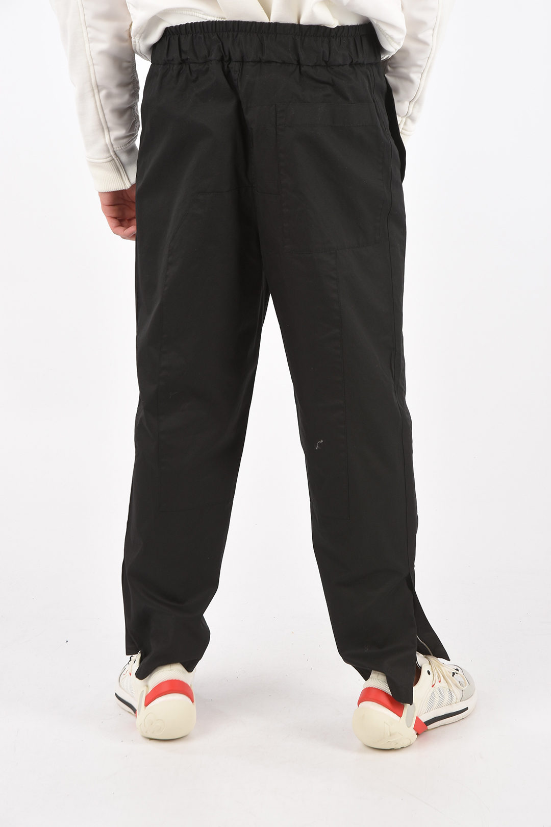Wide Leg Pants with Ankle Zip