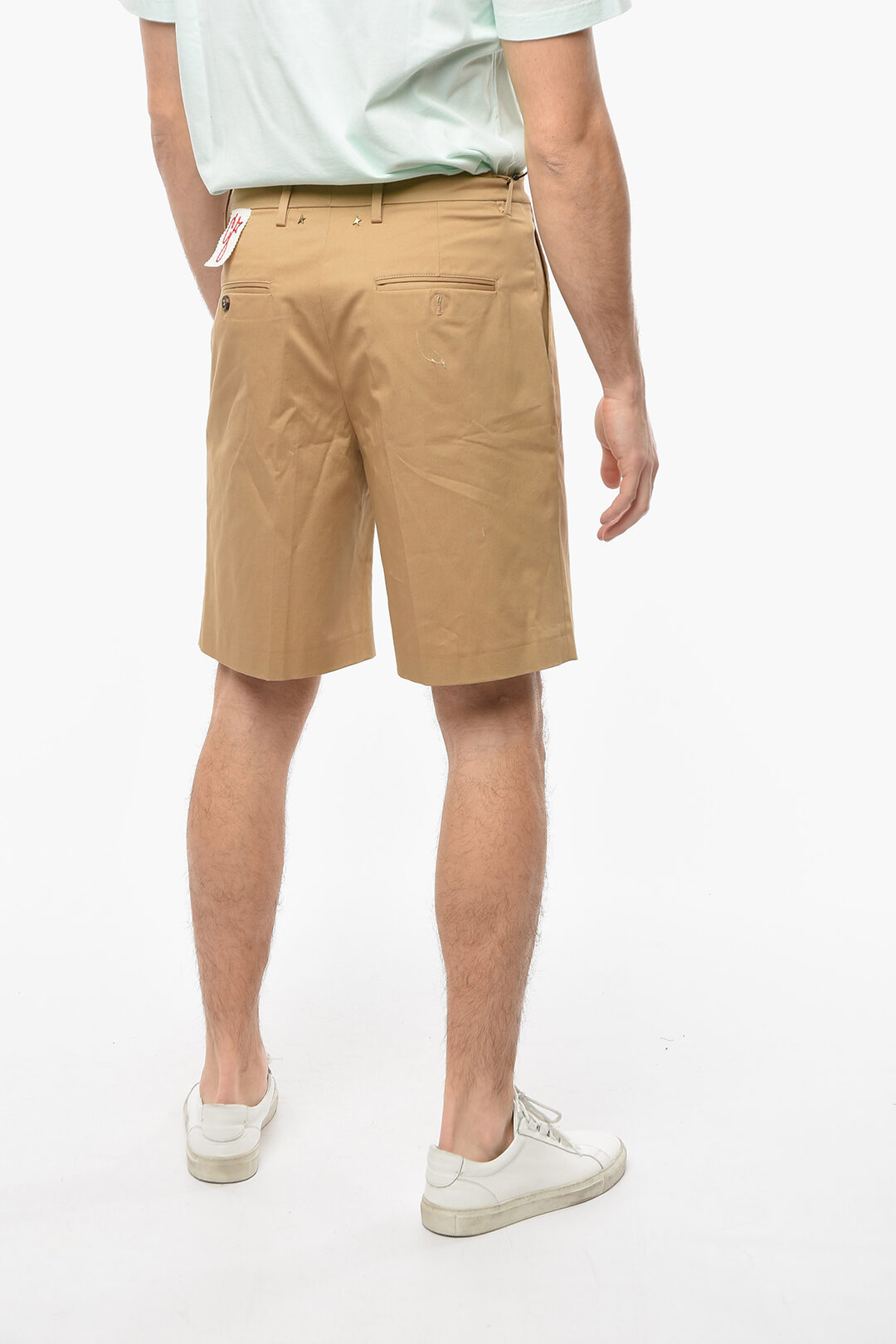 ショートパンツ Golden Goose Short trousers Golden Goose Women's Star Shorts in Silver/Black Golden