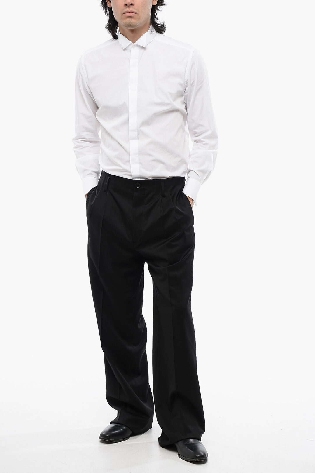 パンツ Vivienne Westwood Loose Fit Trousers In Wool Vivienne Westwood Pants for Women | Online Sale up to 67