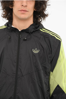 Adidas BLONDEY MCCOY Reflective Effect Windbreaker Jacket with Collar men -  Glamood Outlet