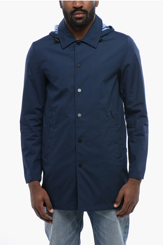 Woolrich Windbreaker With Removable Hood