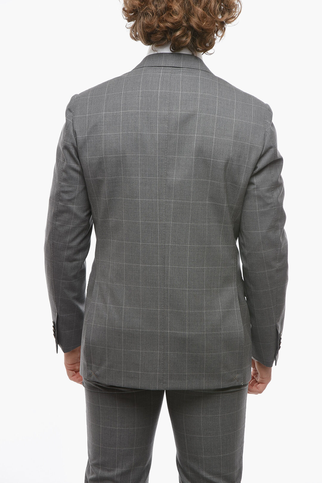 Corneliani Windowpane Check SARTORIA Suit men - Glamood Outlet