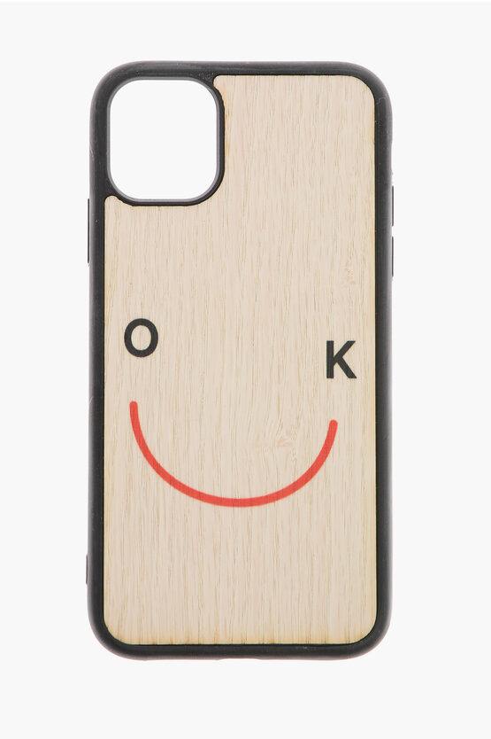 Wood'd Wooden Ok Iphone 11 Hard Case In Neutral