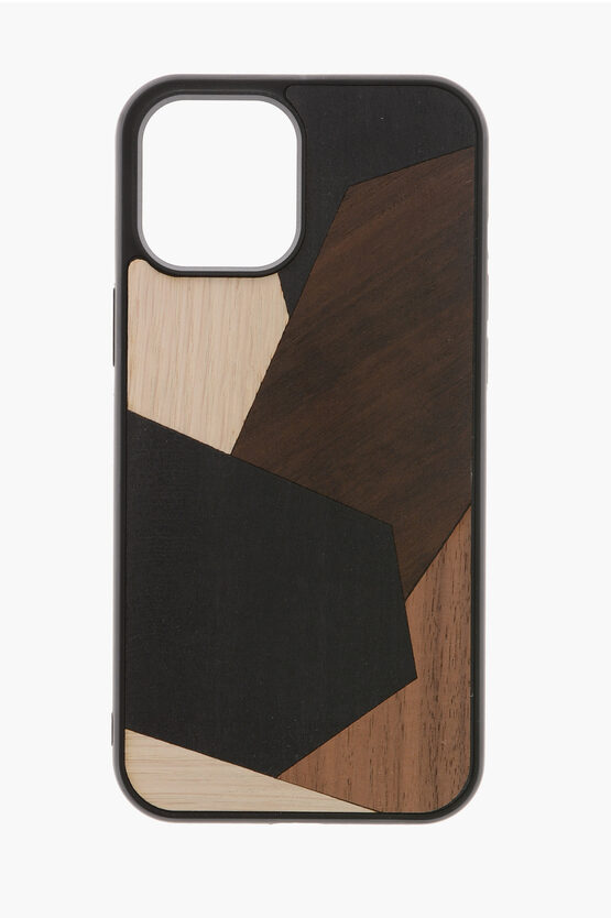 Wood'd Wooden Quartz Iphone 12 Pro Max Hard Case In Brown