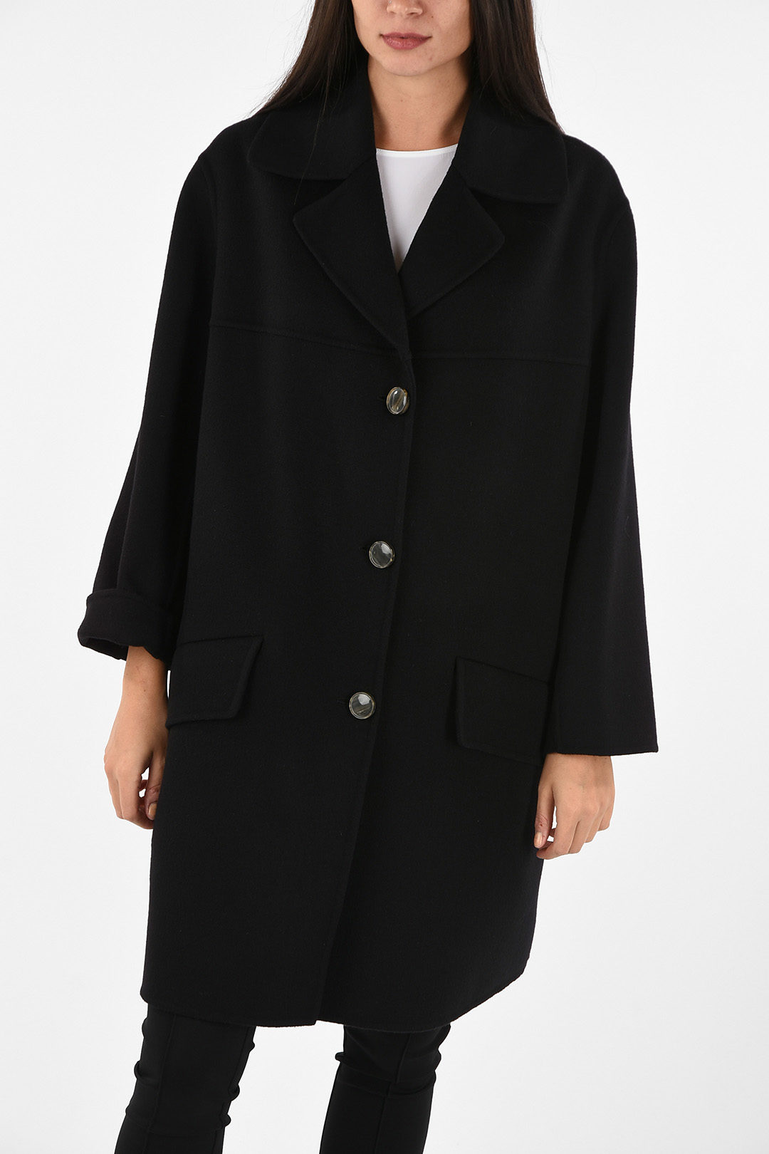 Marni Wool and Cashmere 3 Button Coat women - Glamood Outlet