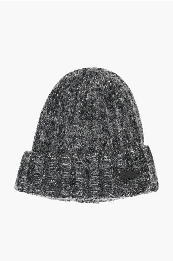 Saint Laurent Men's Cuffed Beanie In Wool And Mohair